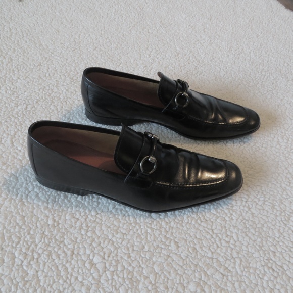 Magnanni Other - Magnanni Black Leather Horse  Bit Loafer Size 10M